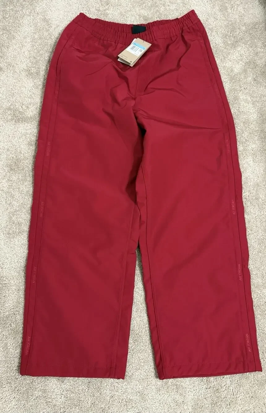 Nike Air Jordan Wings Red Track Pants Storm Loose-Fit Men's Size M HV0083-659